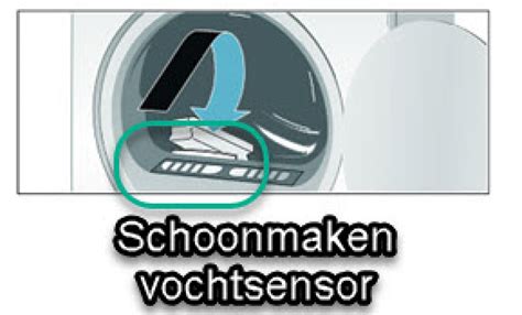 vochtsensor in wasdroger